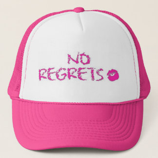 No Regrets in Lipstick Trucker Hat