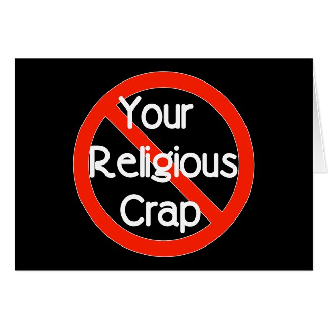 No Religious Crap (Front Horizontal)