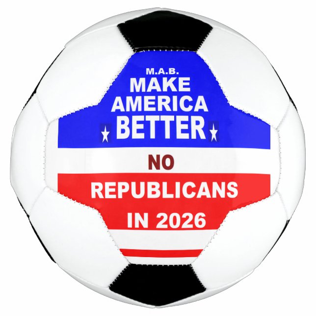 "NO Republicans" Football (Front)