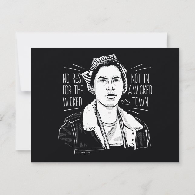 No Rest For The Wicked Card (Front)