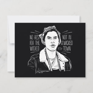 No Rest For The Wicked Card