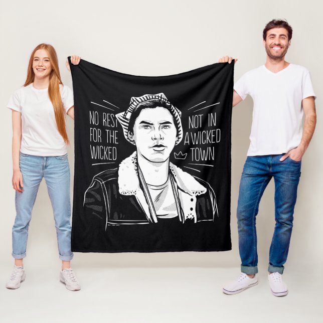 No Rest For The Wicked Fleece Blanket (In Situ)