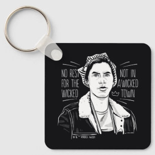 No Rest For The Wicked Key Ring