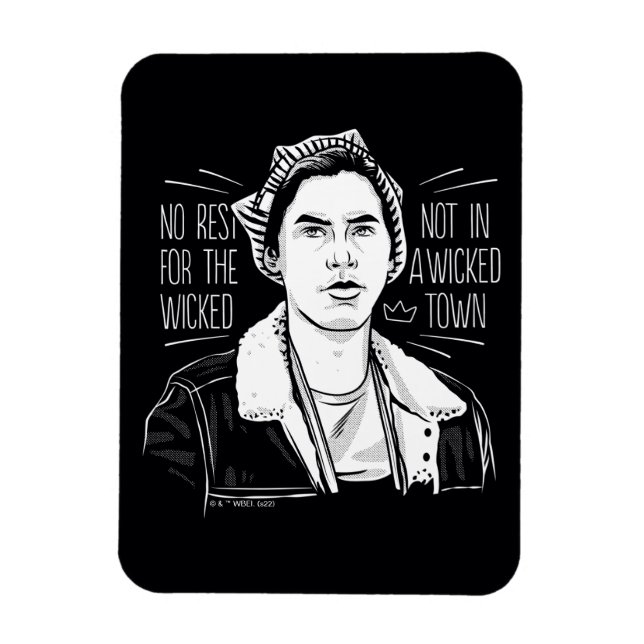 No Rest For The Wicked Magnet (Vertical)