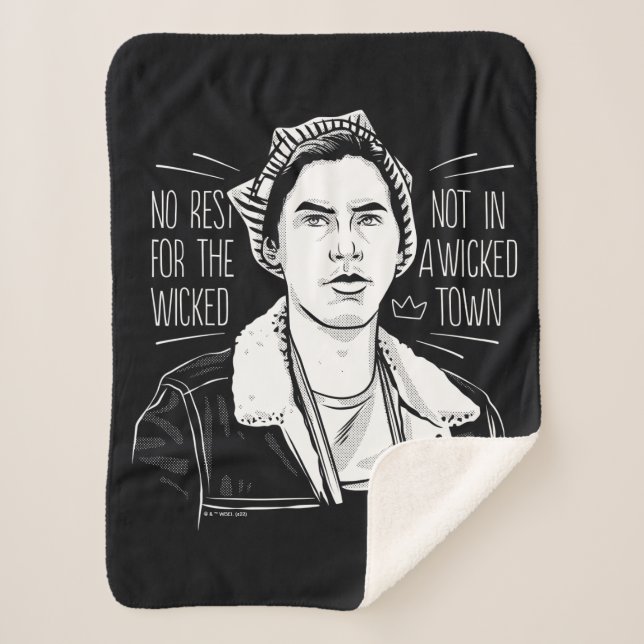 No Rest For The Wicked Sherpa Blanket (Front)