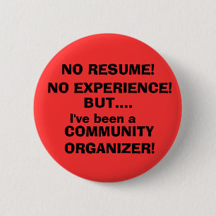 NO RESUME!, NO EXPERIENCE! 6 CM ROUND BADGE