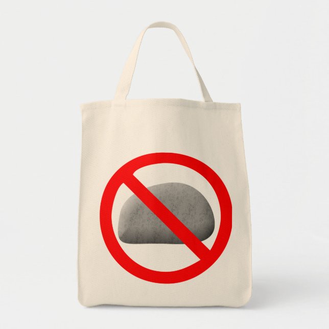 No Rocks Trick-or-Treat Bag (Front)