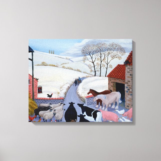 No Room at the Inn Canvas Print (Front)