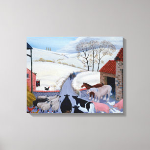 No Room at the Inn Canvas Print