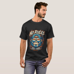 No Rules Monkey Graphic T-Shirt