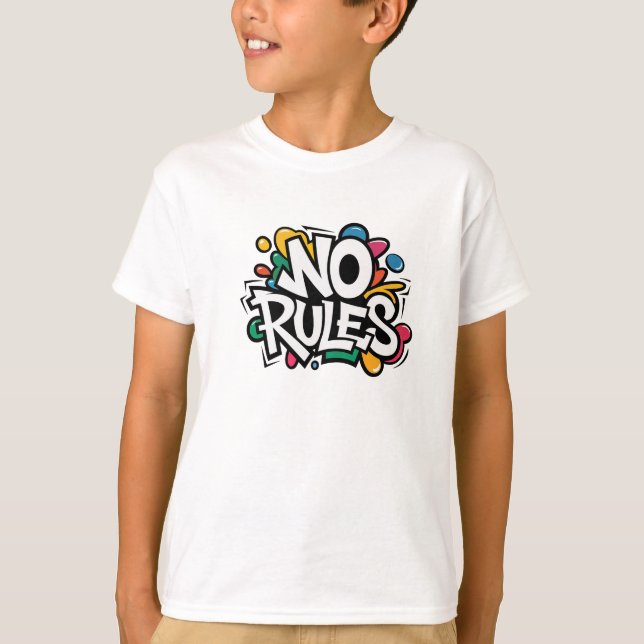 No Rules Rebellion T-Shirt (Front)