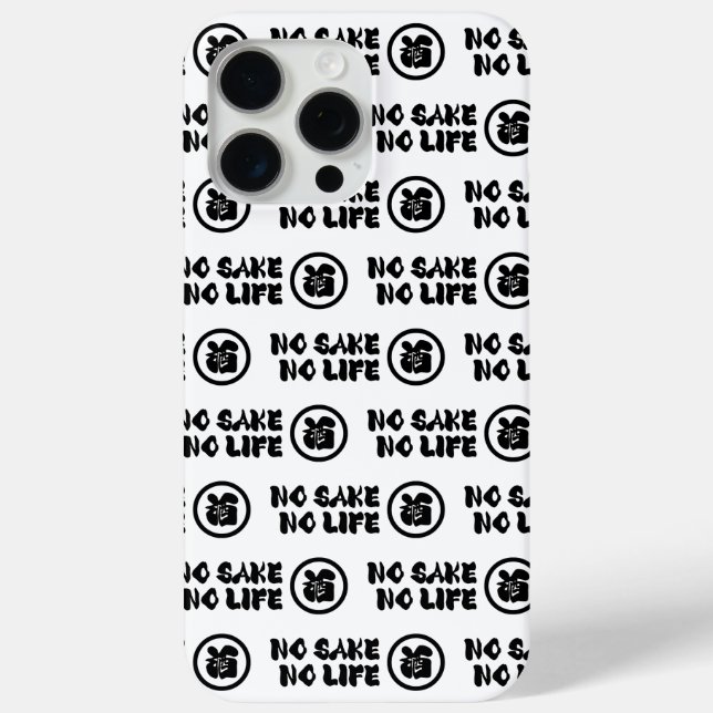 NO SAKE NO LIFE Case-Mate iPhone CASE (Back)