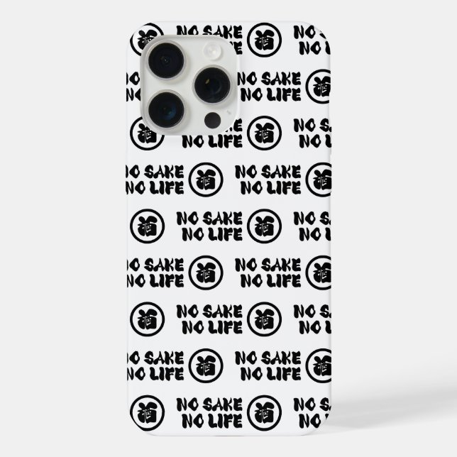 NO SAKE NO LIFE iPhone CASE (Back)