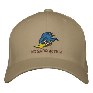 "NO SATISFACTION" Retro Embroidered Hat