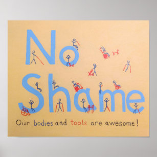 "No Shame in Scootin" Disability Pride Poster