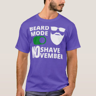 No Shave November beard mode on 2 T-Shirt