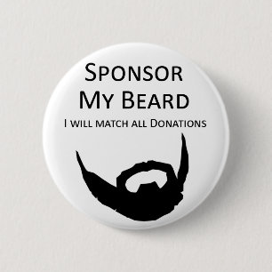 No-Shave November Pin