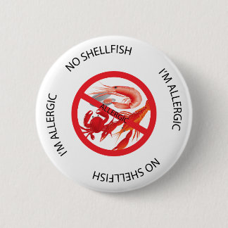 No Shellfish Allergy Alert Button
