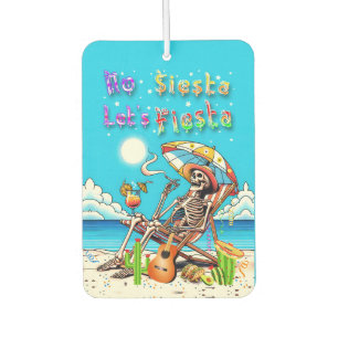 No Siesta Let's Fiesta Car Air Freshener