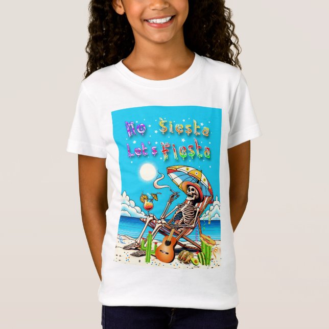 No Siesta Let's Fiesta T-Shirt (Front)
