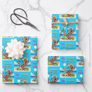 No Siesta Let's Fiesta Wrapping Paper Sheet