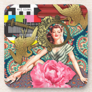 No-Signal - Cheeky Lady Coaster