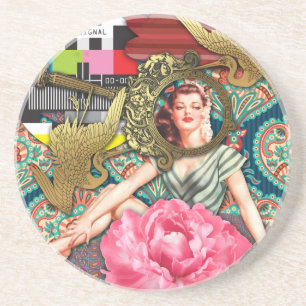 No-Signal - Cheeky Lady Coaster