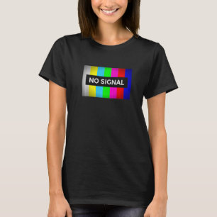 No Signal Retro Nerd Test Screen TV 1 T-Shirt