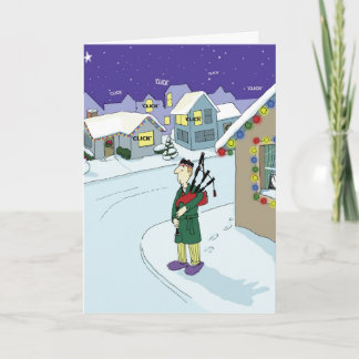 No Silent Night in Duncans Neighbourhood Holiday Card