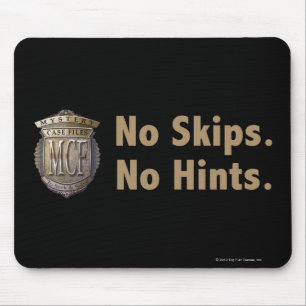 No Skips. No Hints. Gold Mouse Mat