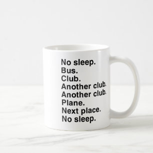 No Sleep Bus Club Vintage Funny For Men Women Coffee Mug