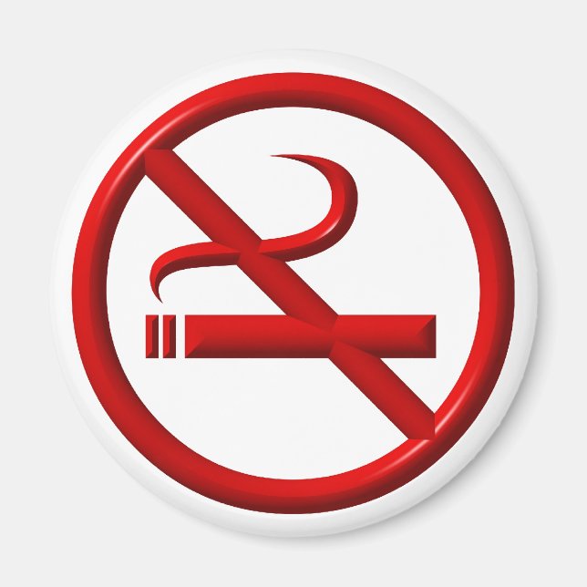 No Smoking / Anti-Smoking Magnet (Front)