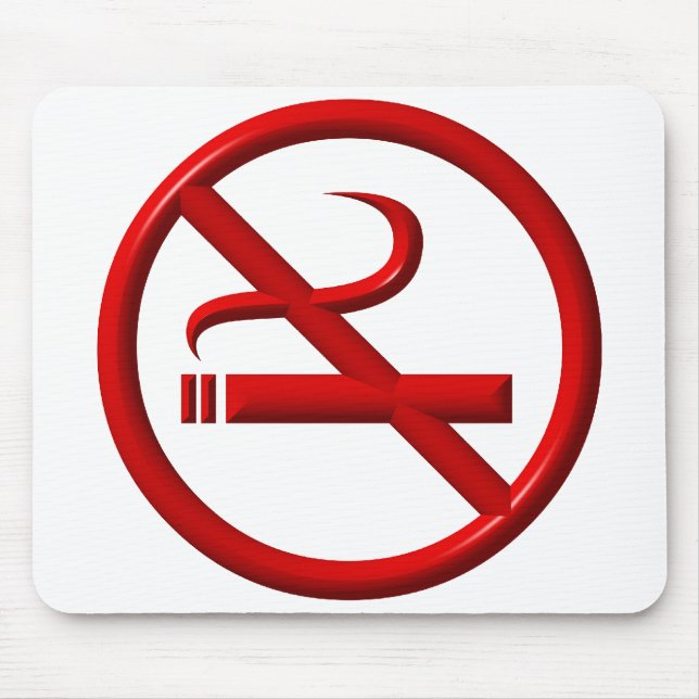 No Smoking / Anti-Smoking Mouse Mat (Front)