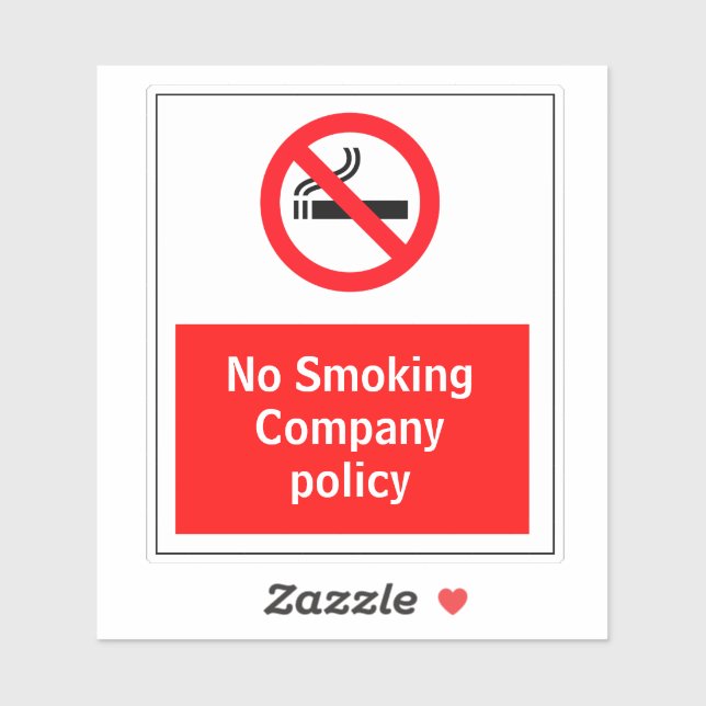 No Smoking Company Policy (Sheet)