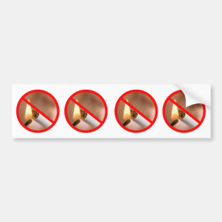 NO SMOKING (CUT to GET 4) Bumper Sticker