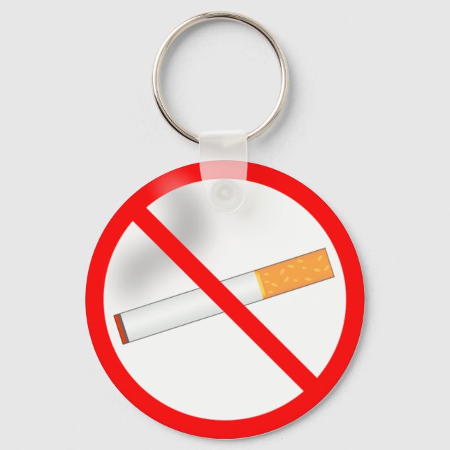 No Smoking Key Ring (Front)