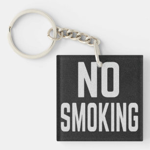 No Smoking Key Ring