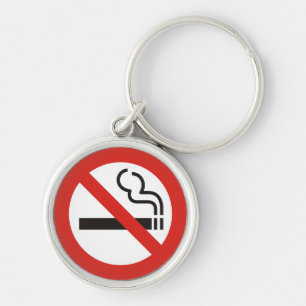 No Smoking Key Ring