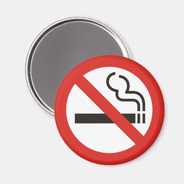 No Smoking Magnet (Front/Back)