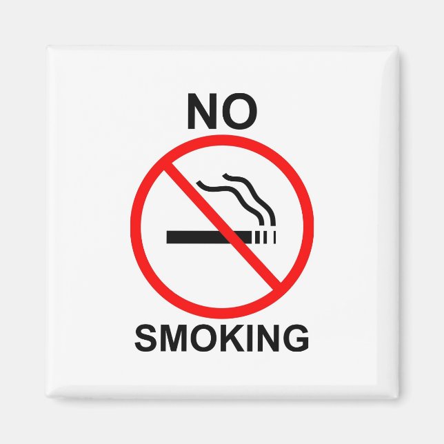 No Smoking Magnet (Front)