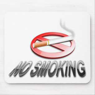 NO SMOKING MOUSE MAT