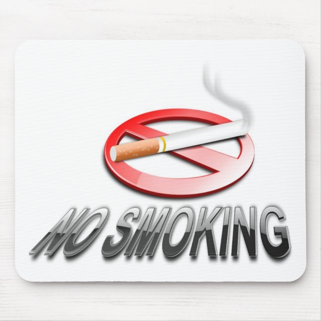 NO SMOKING MOUSE MAT (Front)