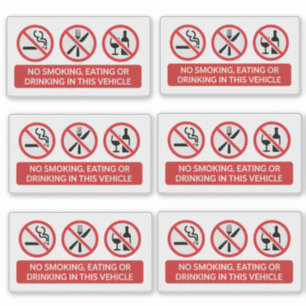 No Smoking No Eating No Drinking