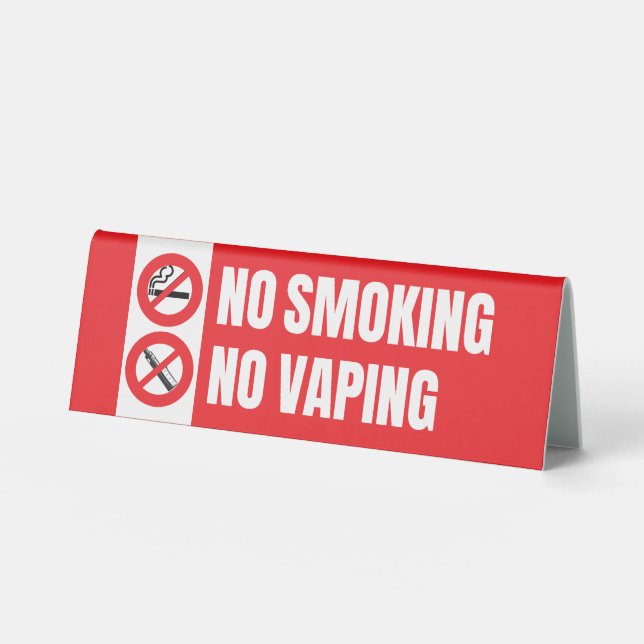 No Smoking No Vaping  (Front)