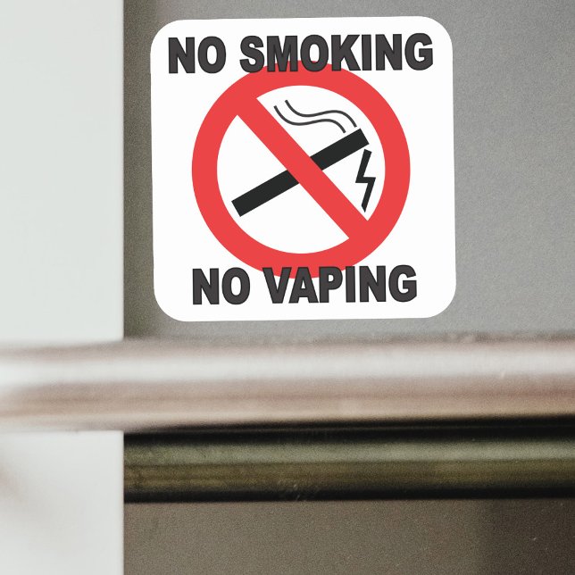 No Smoking No Vaping sign sticker (Creator Uploaded)
