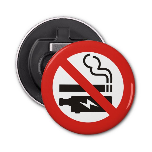 No Smoking or Vaping Bottle Opener (Front)
