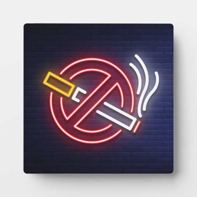 NO SMOKING Plaque (Front)