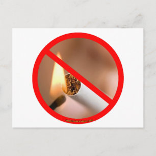 NO SMOKING POSTCARD