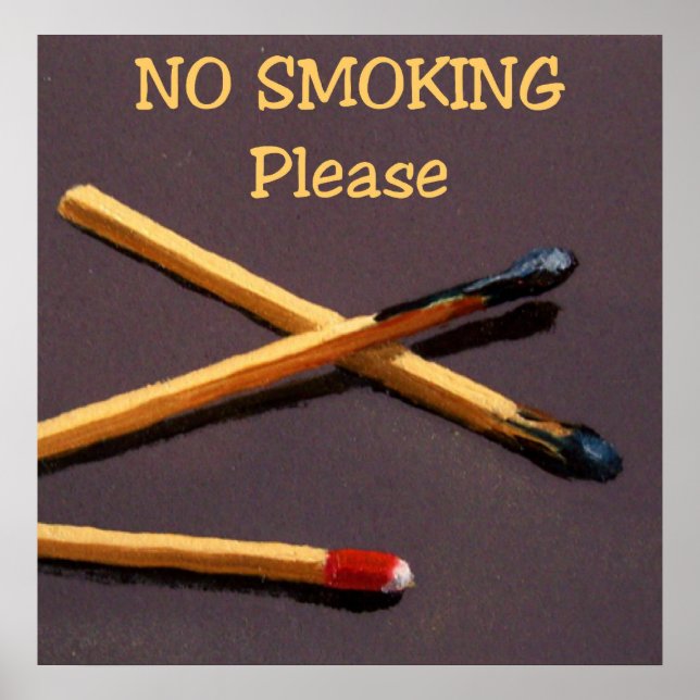 NO SMOKING POSTER: ART: REALISM POSTER (Front)
