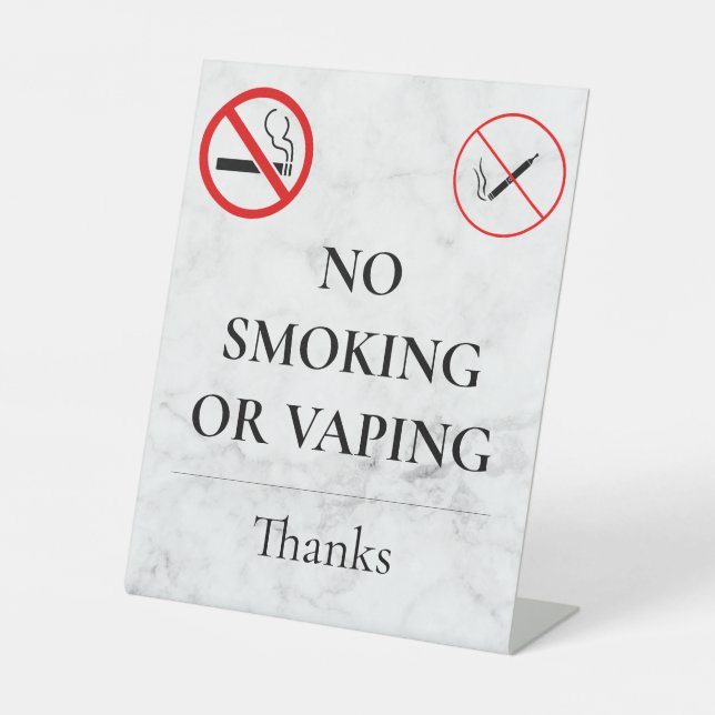No Smoking Sign (Front)